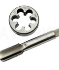 7/8-14 HSS Tap And Die Set UNF Right Hand For Machine Threads Pro Grade Round Die And Tap Kit For UNF Threading Durable High Speed Steel