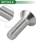 Universal Car Modification M6 Gasket Bolt For License Plate Frame, M6x1.0, Aluminum Alloy, close-up view
