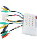 No Sweat Brushless Motor Controller Tester And Rugged Electric Vehicle Diagnostic Kit For Electric Bikes with connectors and display.