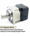 Top Shelf NEMA23 Planetary Gearbox Crafted With Premium Helical Gears for 57mm Flange Stepper Motor with 9.525mm input.