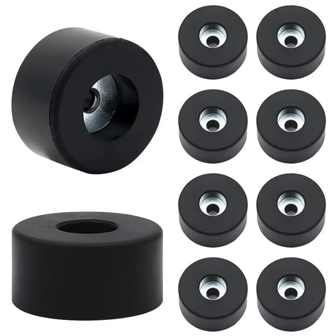 Heavy Duty Rubber Feet For Air Compressors Generators And Pressure Washers Anti Vibration Isolator Mounts 10 Pack Replacement Feet