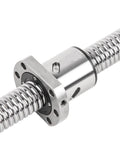 Stunning C5 Ball Screw SFU1605 Single Nut Customizable End Machined For High Speed CNC Parts And 3D Printer Kits 400mm Length showing detailed end machining.