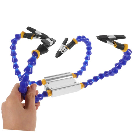 Multifunction Soldering Station And Welding Table Stand With Arms And Base Portable Helping Hands Tool For PCB Repair