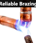 BCuP-5 Copper Brazing Rods with Fifteen Percent Silver Phosphorus Copper Alloy for HVAC and Refrigeration Soldering in use