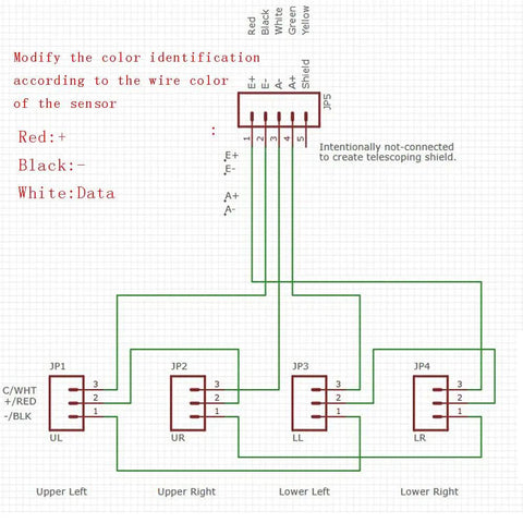 HX711 Load Cell Amplifier Breakout Board With Combiner For Arduino DIY Projects Includes Four 50Kg Load Cells Weight Sensor Conversion Module For Accurate Scale Readings And Easy DIY Weight Measurement wiring diagram for 4 load cells