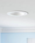 Ceiling-mounted Smart 3 Inch Recessed LED Downlight from 12 Pack with RGBCW Multicolor and Tunable White 2700K to 6500K Dimmable WiFi Bluetooth Alexa