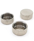 Three nickel-plated Coax Adapter Dust Cap Set For SO239 UHF PL259 And Type N Female Connectors Protective Dust Covers