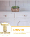 360 Degree Rotating Pivot Hinge Set For Concealed And Secret Doors Seamless Swivel Frame Hardware displayed on white cabinet.