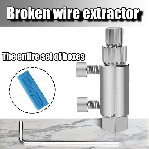 Pro Grade Heavy Duty Pipe Extractor Tool For Half Inch, Three Quarter Inch And One Inch Pipes with hex key and case