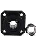 Heavy Duty FK12 Ball Screw Bearing Seat With FF12 End Support Unit For SFU1604 1605 1610 Ballscrew front view with mount holes