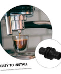 Espresso Steam Wand Heat Shield Sleeve For Safe Handling Insulated Rubber Cover with a coffee machine and sleeve detail