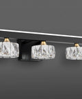 30 Inch Black And Gold Vanity Lights Over Mirror With 360 Degree Rotatable LED Sconces, Dimmable 14W, 3 CCT 3000K 4000K 6000K
