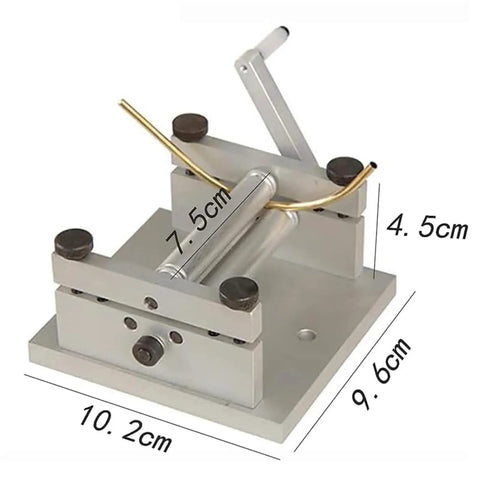 Badass Manual Plate Rolling Machine For Super Smooth Metal Sheet Bending Up To 2-1/4 Inches Wide And 1/8 Inch Thick Stainless Steel Jewelry Crafting Tool