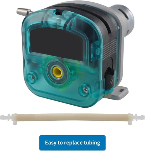 High Flow L Shape Peristaltic Sewage Pump With Self-Priming Gear Transmission Motor For Liquid Transfer And Effluent Handling High Strength Titanium Alloy Build Reliable Performance In Corrosive Environments
