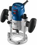 Palm Router Plunge Base For GKF125CE with ultra-smooth plunge action and micro fine adjustment, durable base shown in detail.