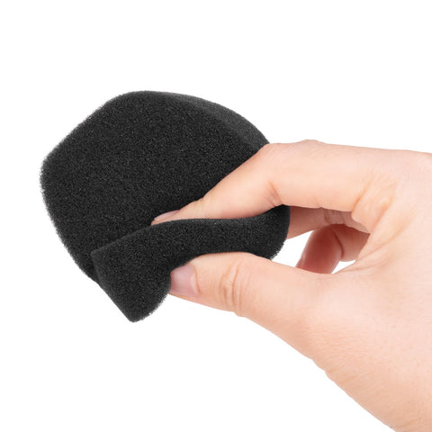 Hand holding black foam filter from Top Notch Replacement Filter Kit For CH951 CH901 CH950 CH951C CH900WM CH963AMZ CH964AMZ Cordless