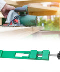 Workhorse Adjustable Wood Cutting Guide With Portable Circular Saw Fence And Hassle Free Milling Clamp for precise cuts on wood.