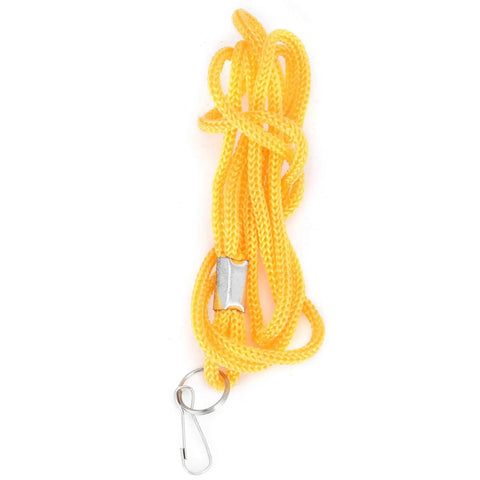 Yellow lanyard for Stainless Steel Pigeon Training Whistle With Lanyard Portable Bird Whistle Crazy Loud Ultrasonic Tone For Homing Pigeons