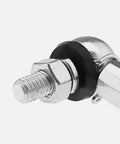 Heavy Duty 4Pcs Angle Linkage Ball Joint Kit With Spring Clip Dust Seal For CS DIN 71802 Gear Linkage Replacements M6 RH, close-up