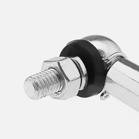Heavy Duty 4Pcs Angle Linkage Ball Joint Kit With Spring Clip Dust Seal For CS DIN 71802 Gear Linkage Replacements M6 RH, close-up