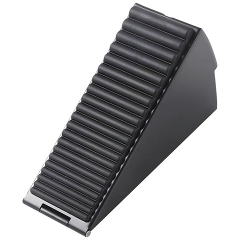 Adjustable Zinc Alloy Door Stopper Wedge With Anti Slip Surface Stays Put From 1.85 To 3.1 Inches No Drilling Required Compact Door Holder