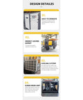 Heavy Duty Oil Free Industrial Air Compressor Built Like A Tank For Garage Jobs Cranks Out Steady High Pressure For Pneumatic Tools Running Quiet Through Long Shifts Without Breaking A Sweat design details overview