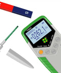Handheld Tesla Meter 0-2400mT Gaussmeter Fluxmeter With Probe Digital Surface Magnetic Field Tester display and probe