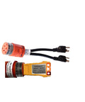 Legit Game Changer Level 1 To Level 2 EV Charger Adapter with dual 120V plugs and outlet tester for fast charging efficiency.