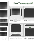 Assembly instructions for the Sturdy 36 Inch Metal Planter Box With Drainage Holes And Rust Proof Coating For Indoor Outdoor Use.