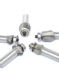5 Piece Edging Fluting Router Bit Set With 1/2 Inch Shank, Concave Sunk Bead Radii R4mm R5mm R11.3mm R13.6mm, on white background