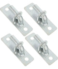 Set Of Four Heavy Duty Wall Mount Fence Gate Hinges Built Tough As Nails For Smooth Gate Action With Reliable Half Inch Hole Plates.