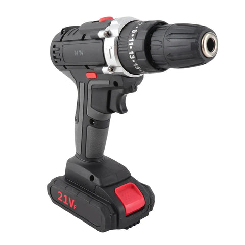 Badass Brushless Cordless Drill Kit featuring adjustable torque settings and 1450 RPM speed, designed for DIY and home repairs.