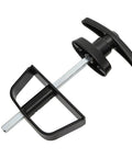 All In One Shed Door Latch Kit With T Handle Lock And Five Keys, Two Spring Loaded Latches, Five And A Half Inch Stem