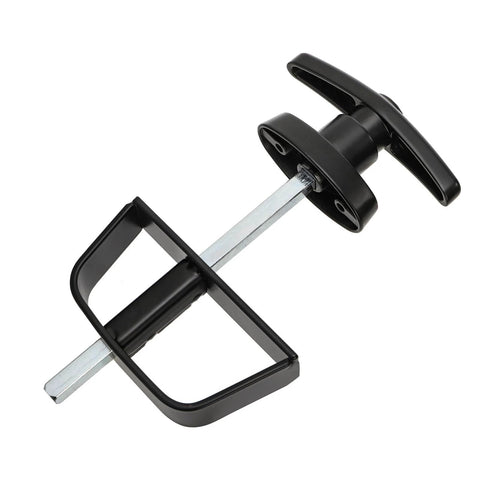 All In One Shed Door Latch Kit With T Handle Lock And Five Keys, Two Spring Loaded Latches, Five And A Half Inch Stem