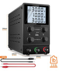 Must Have Adjustable 30V 10A And 5A DC Power Supply With RS232 Control Dual Display Voltage And Current Low Ripple Compact Lab Regulator