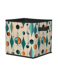 Premium Heavy Duty Foldable Storage Cubes With Reinforced Handles Mid Century Geometric Closet Bins featuring unique geometric design.