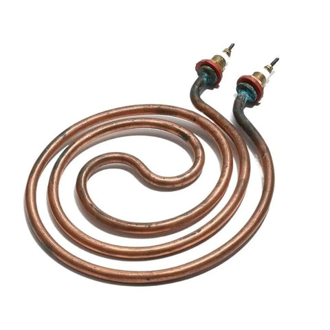 Heavy Duty Copper Circular Water Tank Heating Element 220V 2000W Liquid Boiler Replacement Tube with curved design