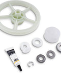 Heavy Duty Washer Thrust Bearing Replacement Kit 12002213 for Common Front Top Load Washing Machines with parts and lubricant
