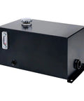 10 Gallon Welded Steel Hydraulic Reservoir Tank 14 Gauge Metal Construction Black Finish with 2 Inch Suction Port