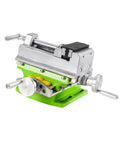 Heavy Duty Cross Slide Drill Press Vise For Benchtop Milling Machine with robust metal alloy build and adjustable slides.