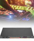 Heavy Duty Ten Outlet Power Sequencer With Crisp Digital Display Beefy Surge Defense 1U Rack Mount Audio Conditioner with USB