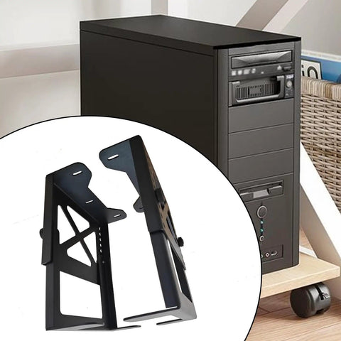 Built Tough Open Frame Network Rack Ideal For Home Labs Gamer Rigs And PC Workstations with custom mounting brackets.
