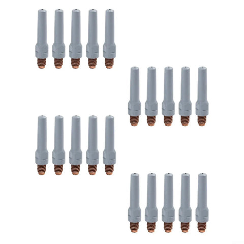 Nonstick Welding Tips For 15AK Torch Set Copper Nozzles To Slash Slag Buildup And Boost Weld Precision With 40 By 1 Millimeter Gray Accessories