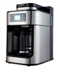 Automated 40 Oz Espresso Coffee Maker Featuring Built In Bean Grinder And Smart Ninety Two Degree Temp Control For Zero Fuss Brewing and sleek stainless steel design.