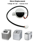 Top Shelf Ice Maker Water Pump Replacement For Small Bullet And Cubed Units Compatible With Model Zlwb 12 Runs Like A Charm Fast Fixes And Reliable Operation, showing pump with wire.