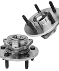 2WD Front Wheel Bearing Hub Kit For Dodge Ram 1500 2002 2003 2004 2005 Includes 12 Piece Suspension Components steel hub assembly