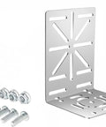 Stainless Steel CCTV Camera Mount Bracket Adapter L Shape with screws and nuts for PTZ and Dome Surveillance