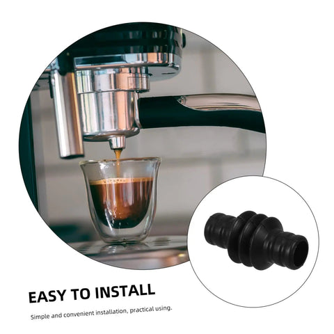 Barista Grade Heatproof Rubber Steam Wand Sleeve For Espresso Machines, Insulated Tube Protector beside espresso maker