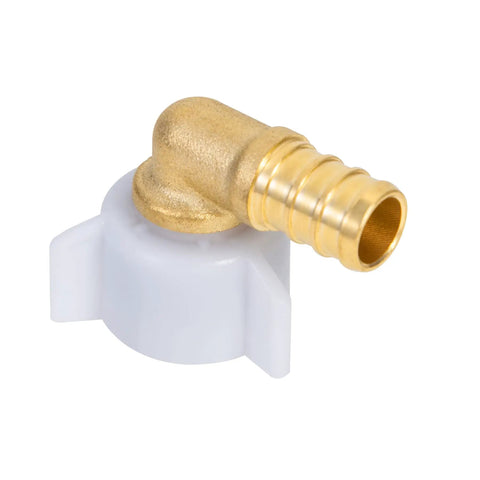 Half Inch PEX Swivel Elbow Fitting NPT Female Threaded Brass Crimp NPSM 90 Degree Adapter For RV PEX Faucet Connector Built Tough Lead Free DZR Brass NSF ANSI 61 Certified Quality, brass 90-degree elbow