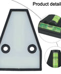 Micpointik T-Shaped Bubble Level, 2-Way Horizontal for spirit Level with clear vials and pre-drilled mounting holes.